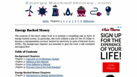 What Energybackedmoney.com website looked like in 2018 (5 years ago)