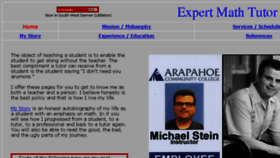 What Expertmathtutor.net website looked like in 2018 (5 years ago)