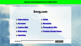 What Emrg.com website looked like in 2018 (5 years ago)