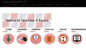 What Escacs.cat website looked like in 2018 (5 years ago)