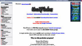 What En.newzfinders.com website looked like in 2018 (5 years ago)