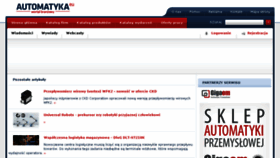 What E-automatyka.eu website looked like in 2018 (5 years ago)