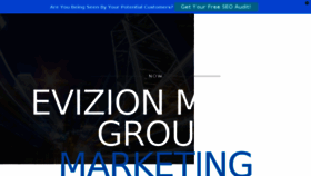 What Evizionmedia.com website looked like in 2018 (5 years ago)