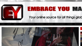 What Embraceyoumagazine.com website looked like in 2018 (5 years ago)
