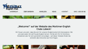 What Englisch-luebeck.de website looked like in 2018 (7 years ago)