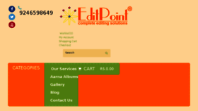 What Editpoint.in website looked like in 2018 (7 years ago)