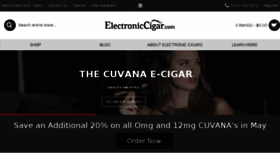 What Electroniccigar.com website looked like in 2018 (5 years ago)