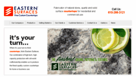 What Easternsurfaces.com website looked like in 2018 (5 years ago)