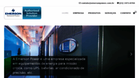 What Emersonpower.com.br website looked like in 2018 (5 years ago)
