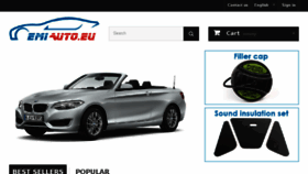 What Emiauto.eu website looked like in 2018 (5 years ago)