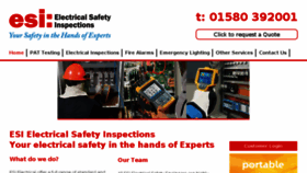 What Esielectrical.co.uk website looked like in 2018 (5 years ago)