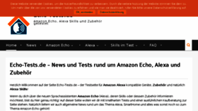 What Echo-tests.de website looked like in 2018 (5 years ago)