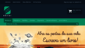 What Editar.com.br website looked like in 2018 (5 years ago)
