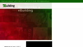 What Ebuilding.es website looked like in 2018 (5 years ago)