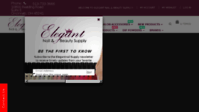 What Elegantnailsupply.com website looked like in 2018 (5 years ago)