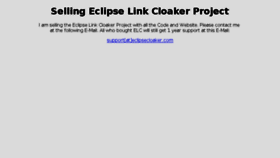 What Eclipsecloaker.com website looked like in 2018 (5 years ago)