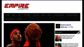 What Empiresports.co website looked like in 2018 (5 years ago)