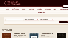 What Edicionescristiandad.es website looked like in 2018 (5 years ago)