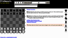 What Echess.org website looked like in 2018 (5 years ago)