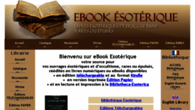 What Ebookesoterique.com website looked like in 2018 (5 years ago)