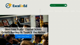What Excelined.org website looked like in 2018 (7 years ago)