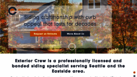 What Exteriorcrew.com website looked like in 2018 (5 years ago)