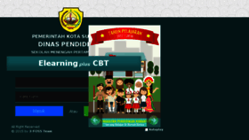 What Elearning.smpn3sby.sch.id website looked like in 2018 (5 years ago)