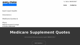 What Ecmedicare.com website looked like in 2018 (5 years ago)