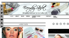 What Everydaystarlet.com website looked like in 2018 (5 years ago)