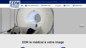 What Edm-imaging.com website looked like in 2018 (5 years ago)