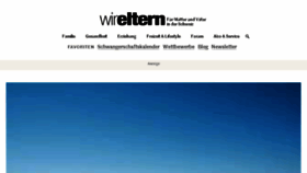 What Eltern.ch website looked like in 2018 (5 years ago)