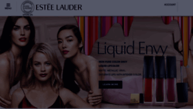 What Esteelauder.com.my website looked like in 2018 (5 years ago)
