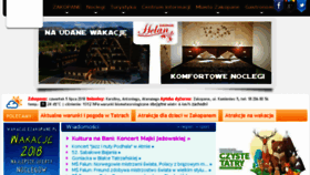 What Ezakopane.pl website looked like in 2018 (5 years ago)
