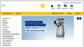 What Elisana.de website looked like in 2018 (5 years ago)