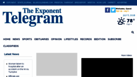 What Exponent-telegram.com website looked like in 2018 (5 years ago)