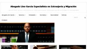 What Extranjeria.abogado website looked like in 2018 (5 years ago)