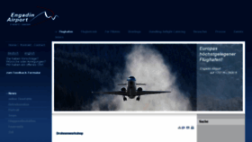 What Engadin-airport.ch website looked like in 2018 (5 years ago)