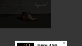 What Esquivelshoes.com website looked like in 2018 (5 years ago)