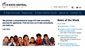 What Eratecentral.com website looked like in 2018 (5 years ago)