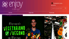 What Enjoymaringa.com.br website looked like in 2018 (5 years ago)