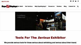 What Expodisplays.com website looked like in 2018 (5 years ago)