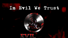 What Evilcoin.xyz website looked like in 2018 (5 years ago)