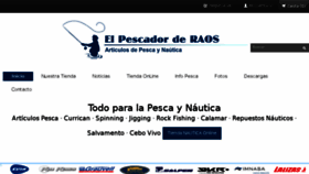 What Elpescadorderaos.com website looked like in 2018 (5 years ago)