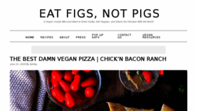 What Eatfigsnotpigs.com website looked like in 2018 (5 years ago)