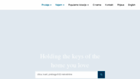What Eurovilla.hr website looked like in 2018 (5 years ago)