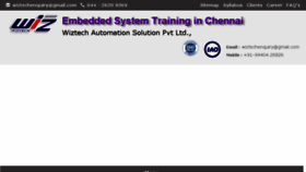 What Embeddedtraining.co.in website looked like in 2018 (5 years ago)