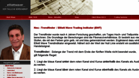 What Elliottwaver.de website looked like in 2018 (5 years ago)