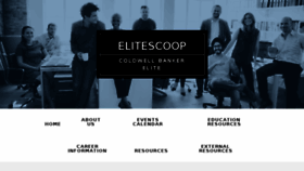 What Elitescoop.com website looked like in 2018 (5 years ago)