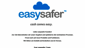 What Easysafer.com website looked like in 2018 (5 years ago)