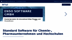 What Enso-software.com website looked like in 2018 (7 years ago)